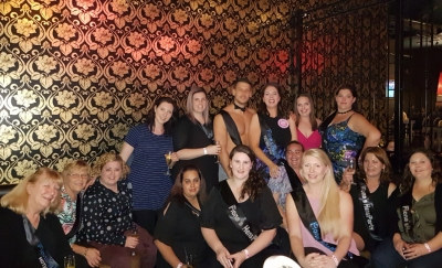 Photo sent in with this review: She's Royalty Hens with Private Dining