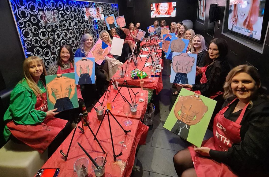 Photo sent in with this review: Custom Hens Party Package
