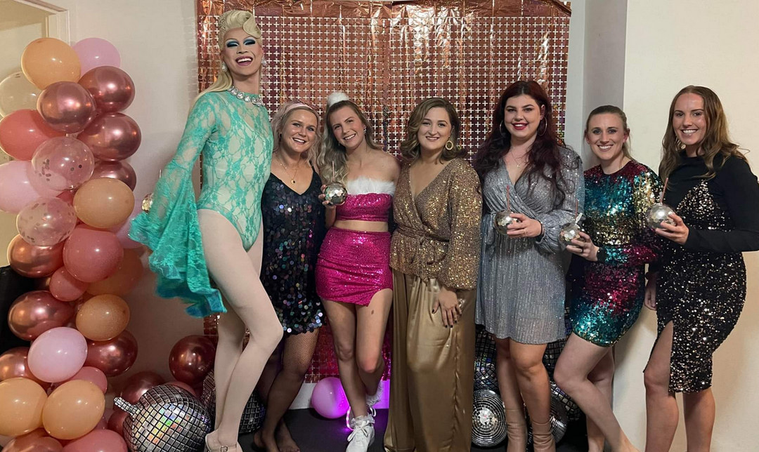 Photo sent in with this review: Personalised Hens Night