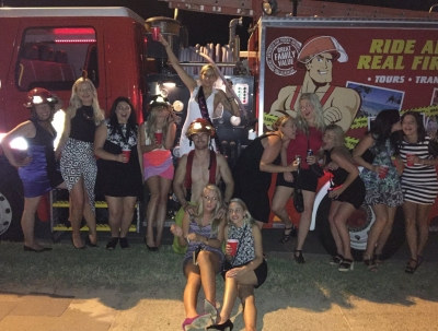 Photo sent in with this review: Kidnap The Hen - Hens Night