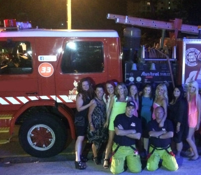 Photo sent in with this review: Light My Fire! Hens Night