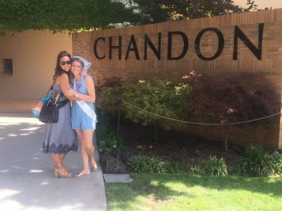 Photo sent in with this review: Chandon Indulgence Hens Winery Tour