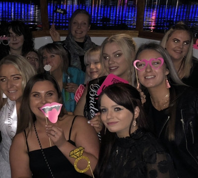 Photo sent in with this review: Private Hens Cruise With Topless Waiter