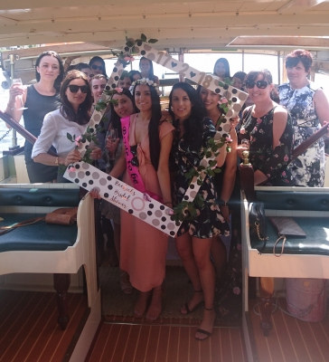 Photo sent in with this review: Sparkling Hens High Tea Cruise
