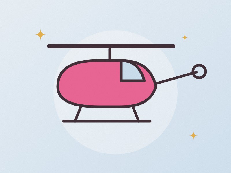Illustration: a helicopter