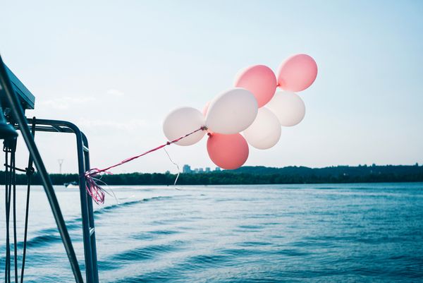 Hens party balloons cruise fun